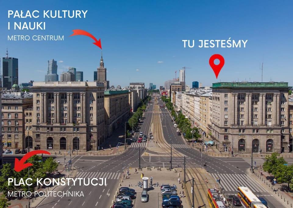 Apartamento Lux Apartament W Centrum, Plac Konstytucji, Klimatyzacja, Widokowy Varsovia Exterior foto